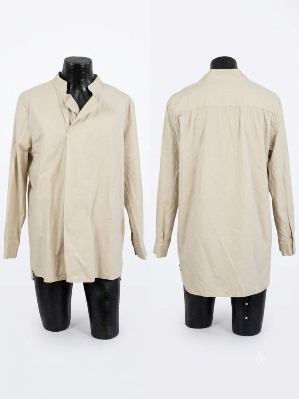 Disney Parks Star Wars Galaxys Edge Jedi Tunic Shirt Tan Beige Adult Medium Cosp